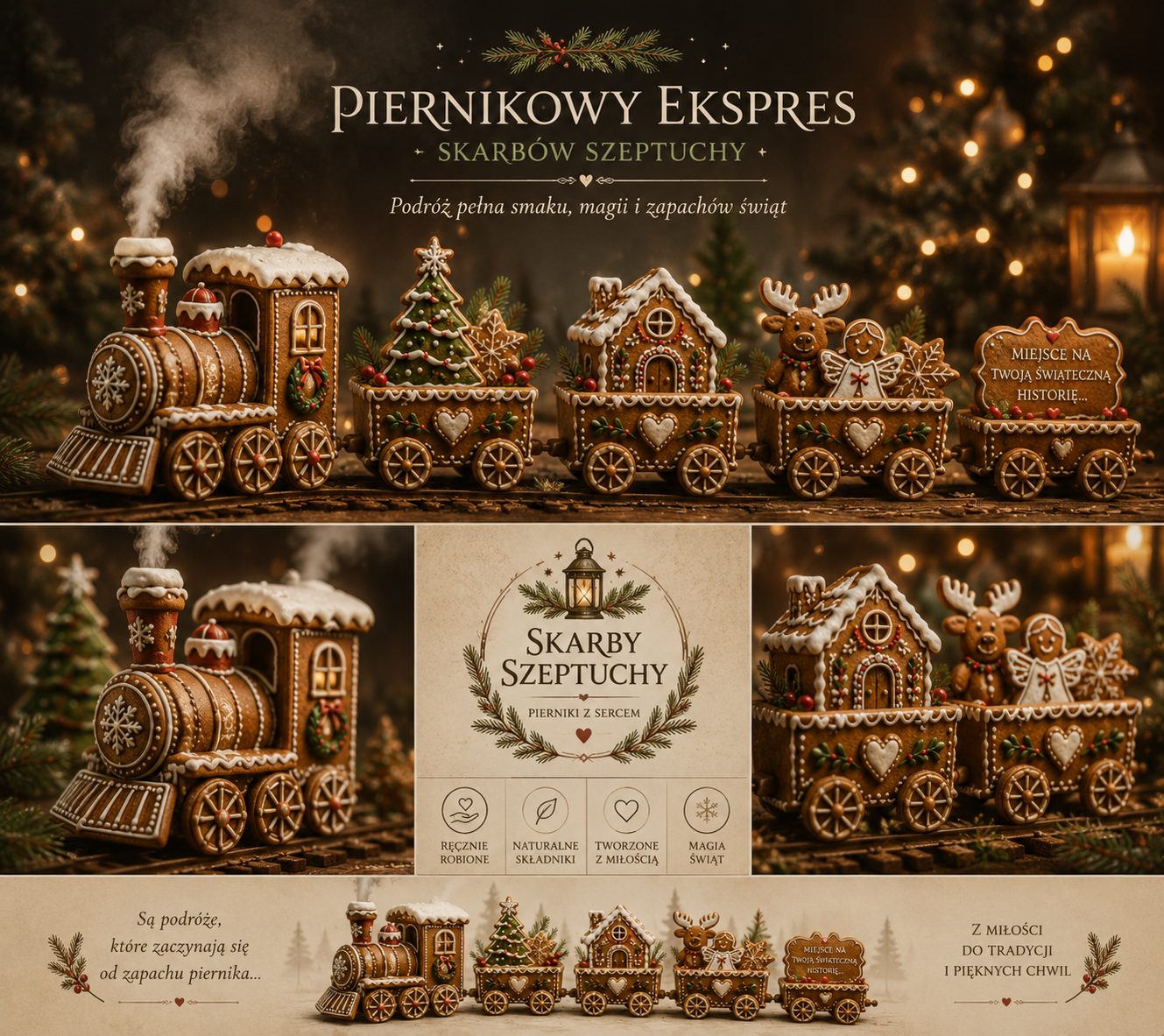 Kolekcja Piernikowy Ekspres, lukrowane pierniki